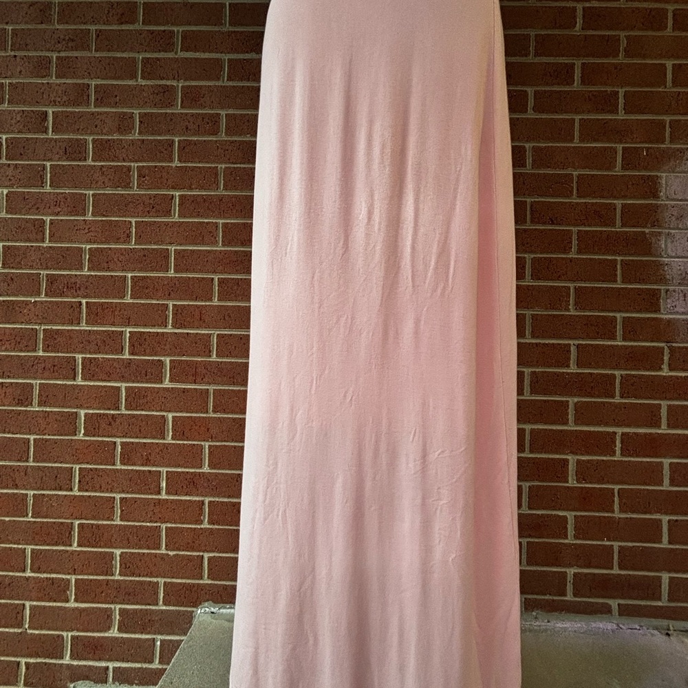 Inherit Woman’s Large Elegant Pink Maxi Skirt View 2
